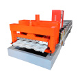 CE ISO hot sales greenhouse glazed roof tile roll forming machine
